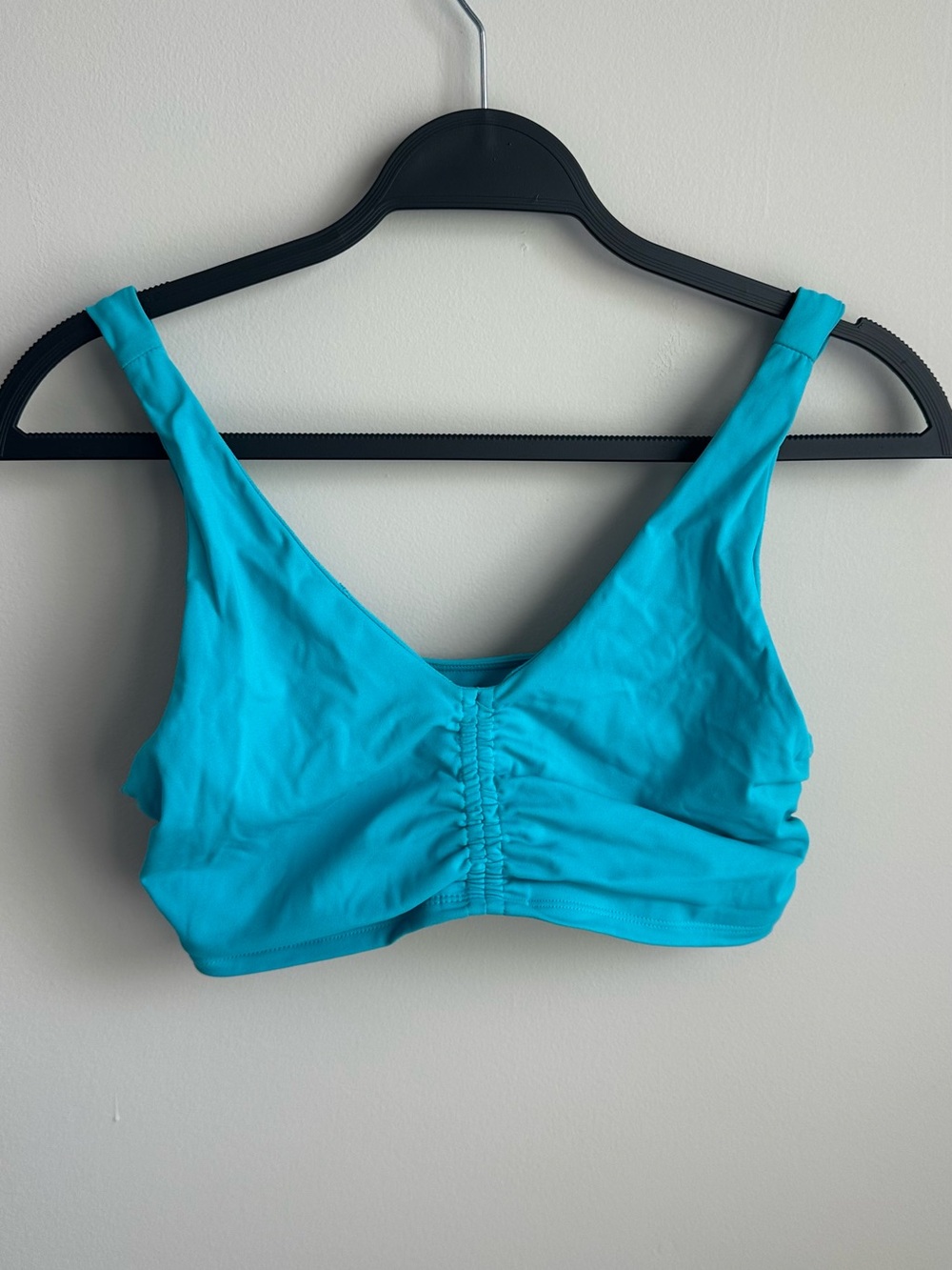Joy lab Women’s Turquoise Ruched Front Bralette